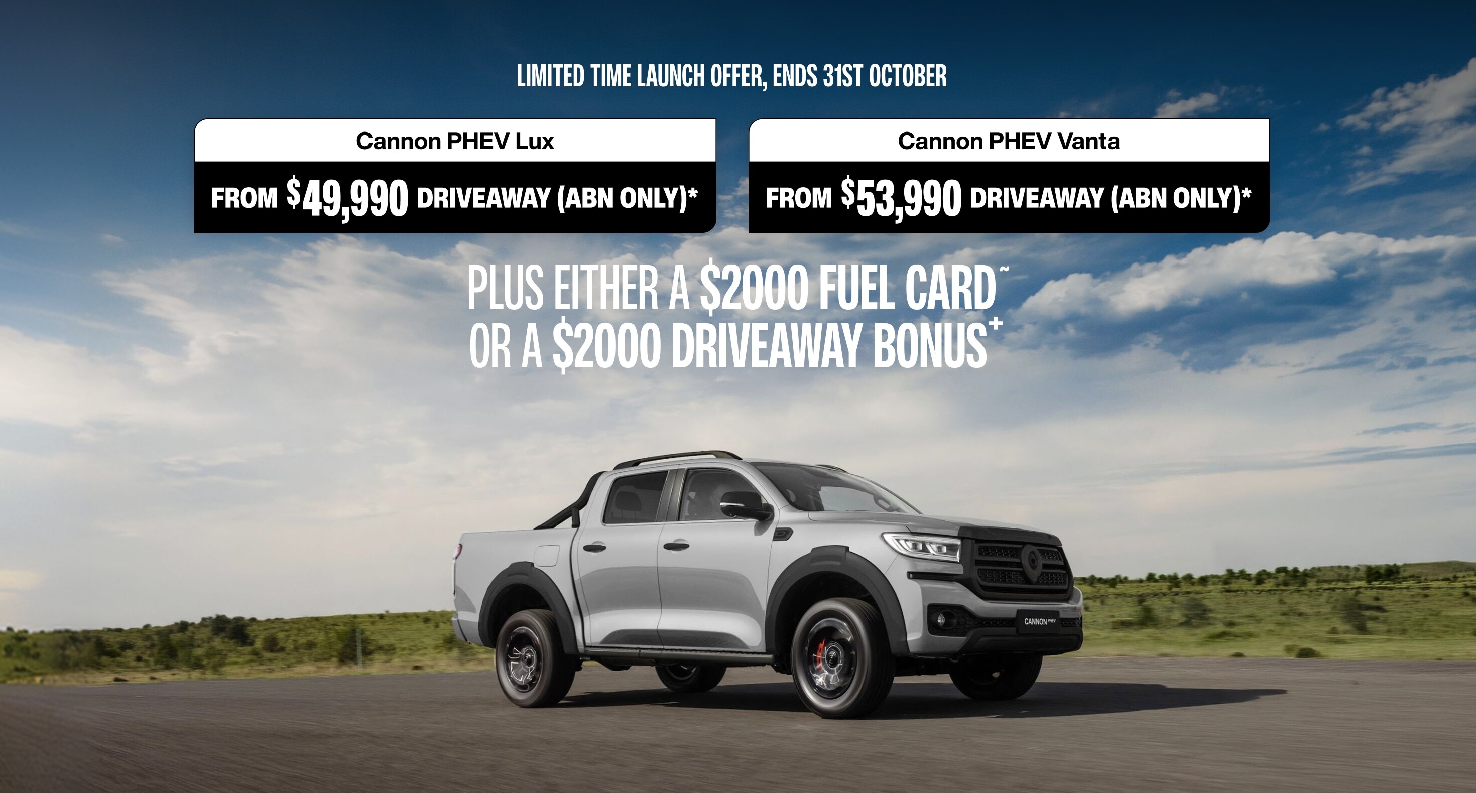 GWM Cannon Hi4-T launch pricing