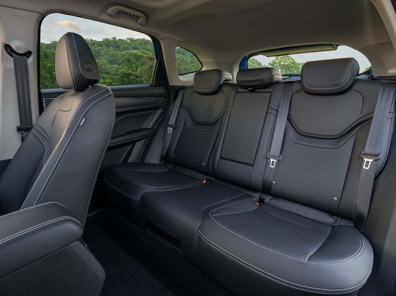 The rear seats in GWM's small SUV - Aurora Green GWM Haval Jolion Hybrid