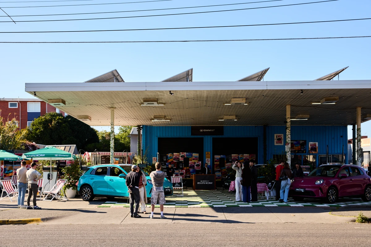 GWM's ORA Fun Station brought Euro summer to a disused Collingwood service station