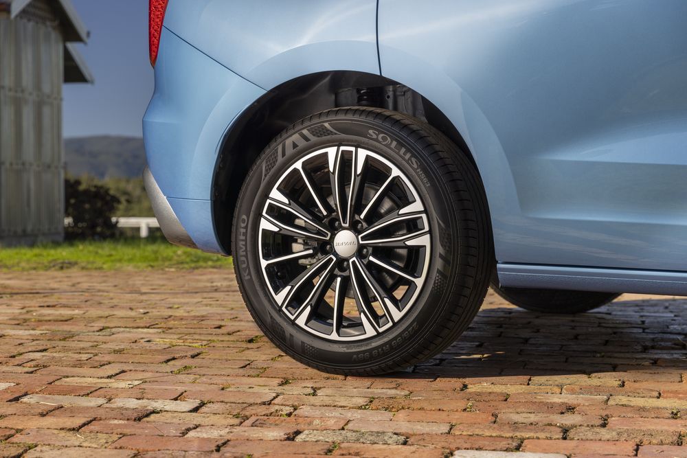 Close up of the GWM Haval Jolion wheels
