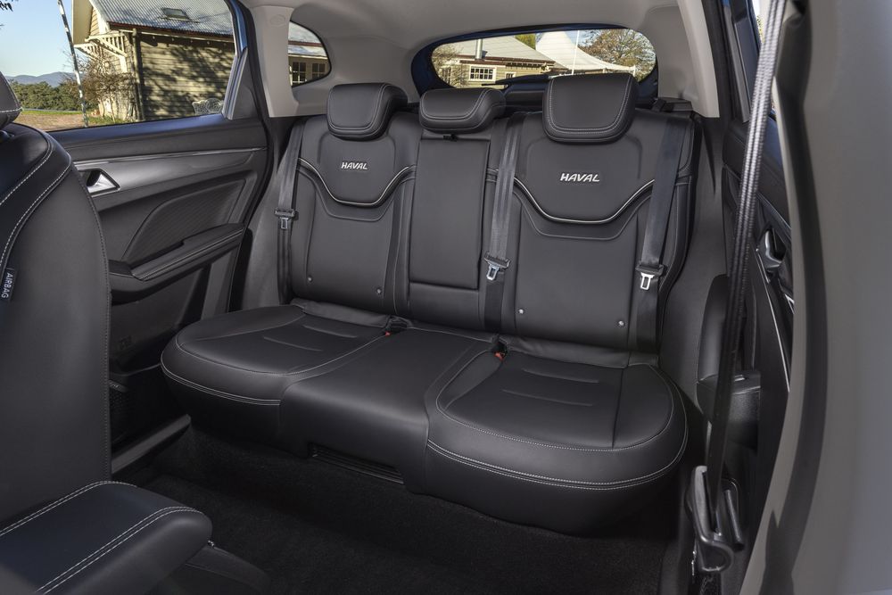 Rear seats of the GWM Haval Jolion