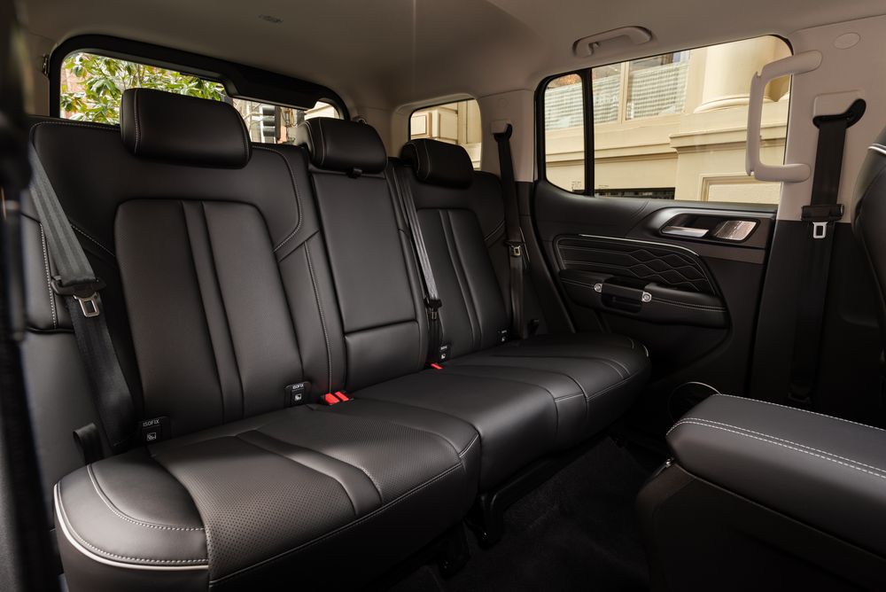 The rear seats in the GWM Tank 300